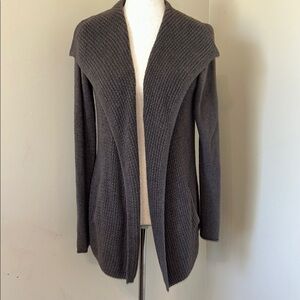 Barefoot Dreams Cozychic Light  Brown Small Cardigan